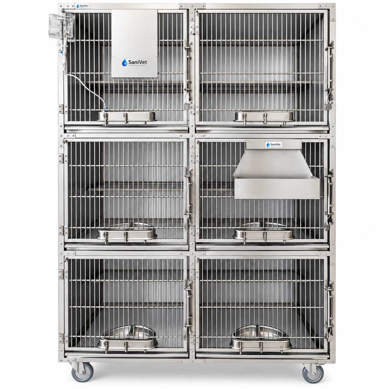 Basic Model Cat Cage Unit for 6